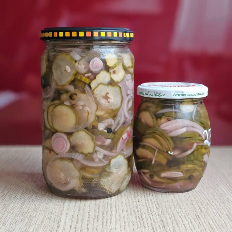 Recette de mini concombres marinés